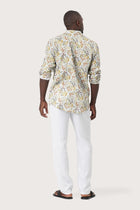 Baron Linen Shirt Autumn Forest