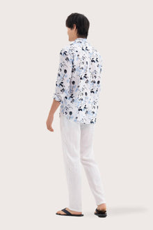 Baron Linen Shirt  Flower