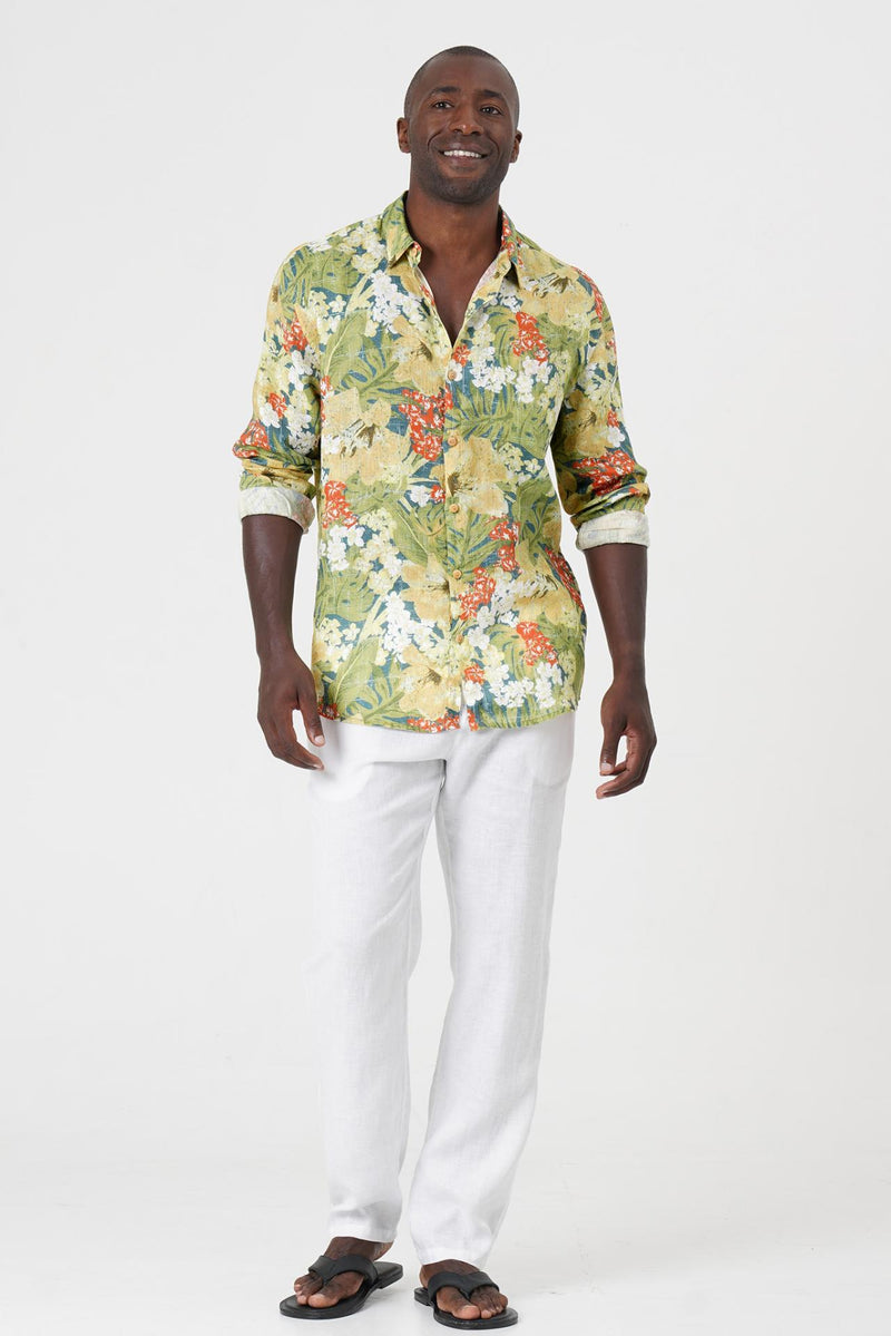 Baron Linen Shirt Tropis