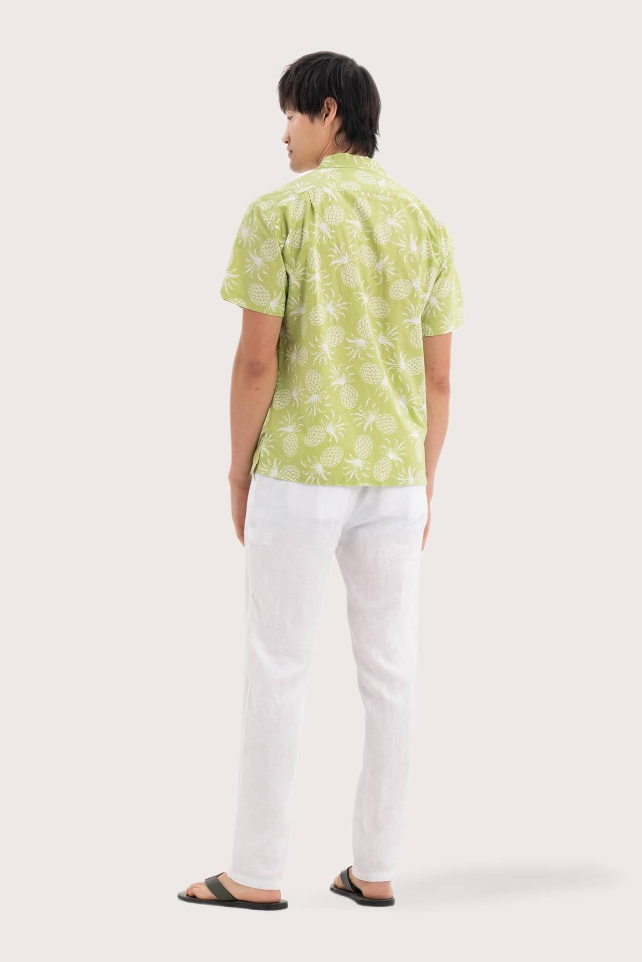 Baronang Cotton Shirt Pineapple