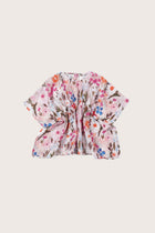 By The Sea Bali Belle Kaftan featuring the Flower Paint print in Light Pink