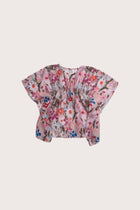By The Sea Bali Belle Kaftan in Flower Paint Light Pink with a flowing resort-inspired silhouette