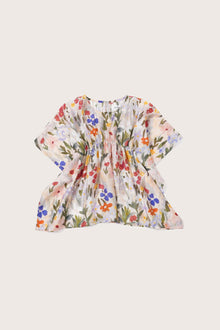By The Sea Bali Belle Kaftan featuring the Flower Paint print in Light Yellow