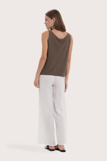Elegant back view showcasing the clean lines and relaxed fit