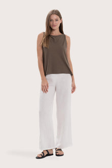 By The Sea Bali Belle Tanktop in Brown with a refined and effortless silhouette