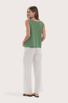 Elegant back view showcasing the clean lines and relaxed fit
