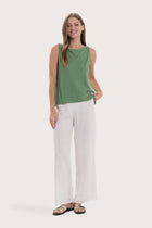 By The Sea Bali Belle Tanktop in Green with a refined and effortless silhouette
