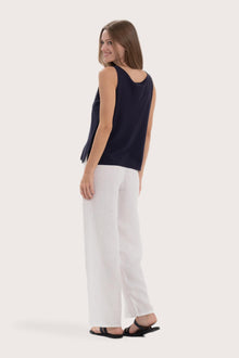 Elegant back view showcasing the clean lines and relaxed fit
