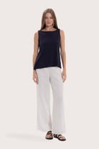 By The Sea Bali Belle Tanktop in Navy with a refined and effortless silhouette