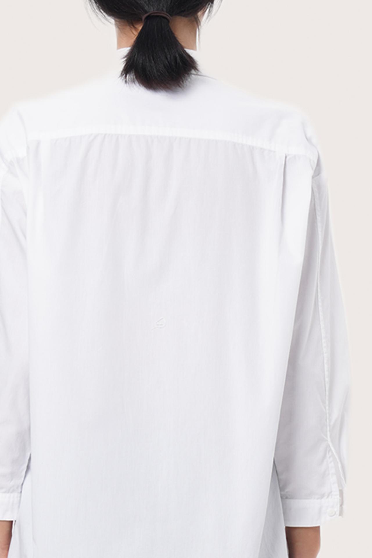 By The Sea Bali Lightweight fabric detail highlighting the Bey Loose Shirt's breathable feel
