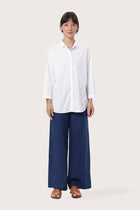 By The Sea Bali Bey Loose Shirt in White featuring a relaxed silhouette and effortless resort style for refined coastal dressing