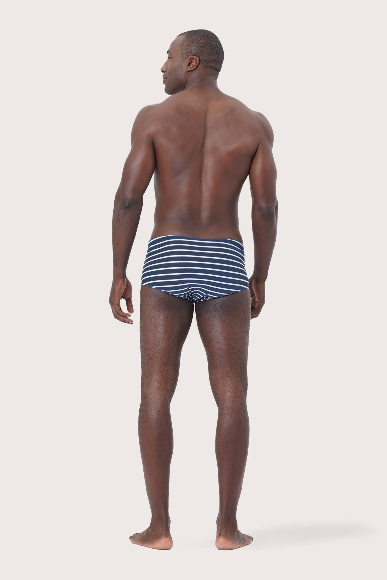 Back view of Bodhi Swim Briefs Strifu with a comfortable and streamlined fit