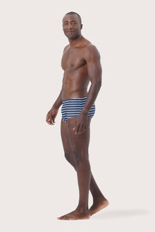 Side profile of Bodhi Swim Briefs Strifu highlighting their sleek design