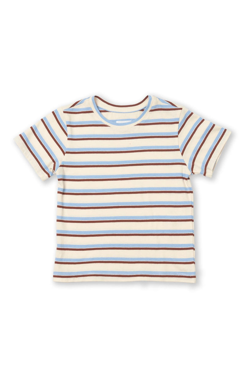 By The Sea Bali Brody Kids Cotton T-shirt in Stripe with a relaxed everyday silhouette