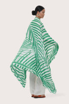 Side view highlighting the fluid drape of the Calinda Sarong