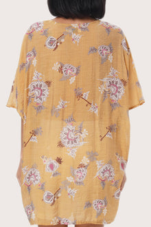 Resortwear styling featuring the Canna Short Kaftan by By The Sea Bali