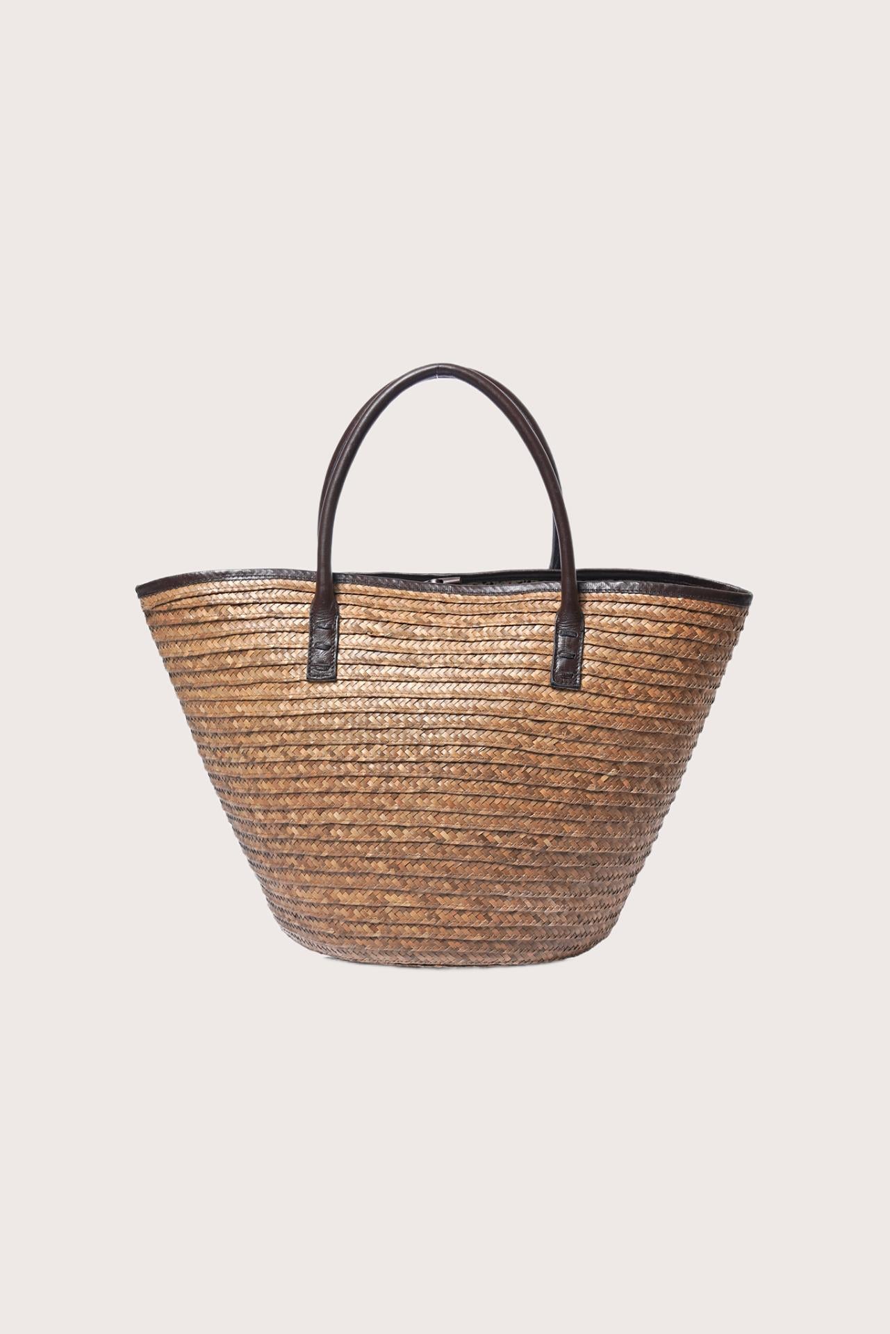Back view of the Cora Bag showcasing artisanal craftsmanship and clean lines