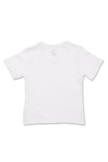 Short sleeve V-neck t-shirt White