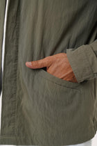 Men's resortwear styling featuring the Dero Jacket in Grey Brown by By The Sea Bali