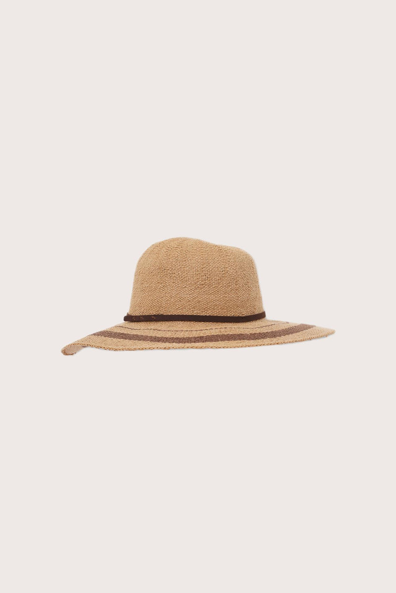 Side view of the Genova Hat highlighting its refined shape and lightweight construction