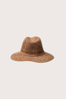 Back view of the Gino Travel Hat showcasing its relaxed shape and artisanal craftsmanship