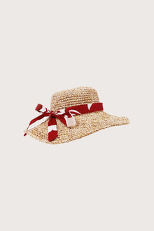 Full view of the Honolulu Straw Hat capturing its lightweight feel and timeless vacation appeal