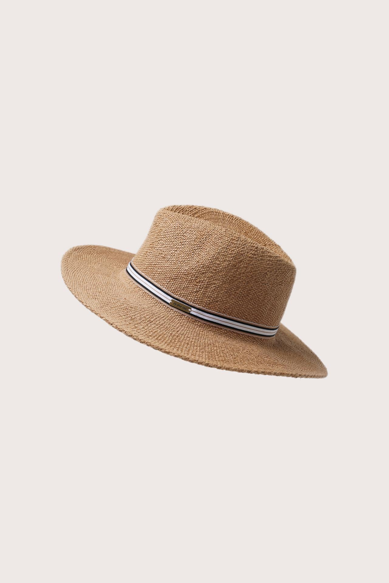 Back view of the Ibiza Hat showcasing its artisanal craftsmanship and relaxed resort aesthetic