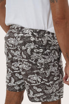 Men's resortwear styling featuring the Juan Bermuda Shorts in Summer in Island Brown by By The Sea Bali