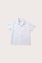 By The Sea Bali Kai Linen Shirt in White with a refined relaxed-fit silhouette