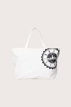 By The Sea Bali Kaia Bag in white featuring a spacious design and timeless resort elegance