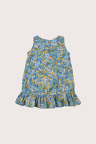 Artistic Blue Forest artwork showcased on the Kalu Dress
