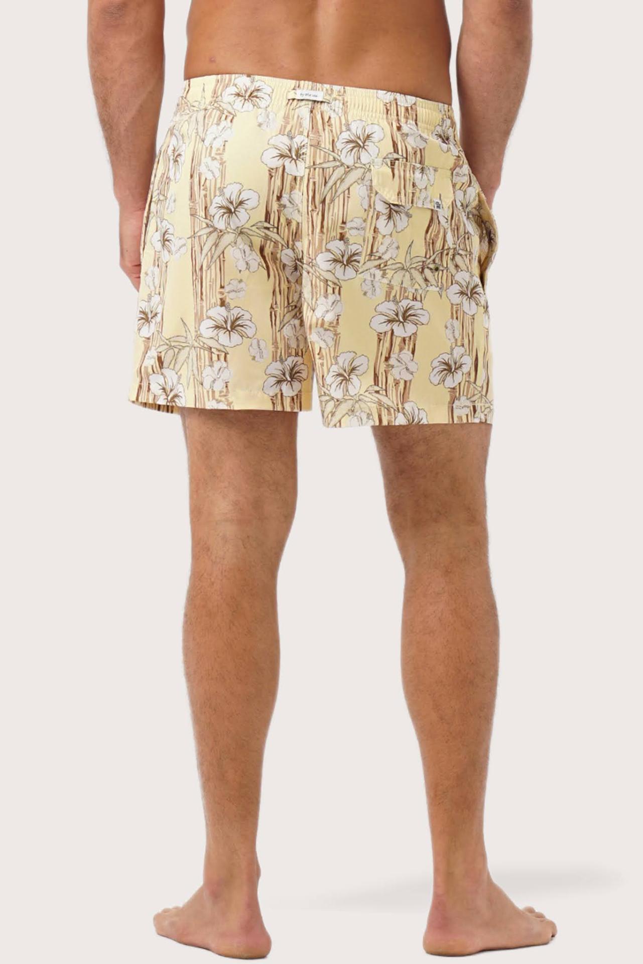 Back view of Kamboja Swim Trunk with a comfortable and versatile fit