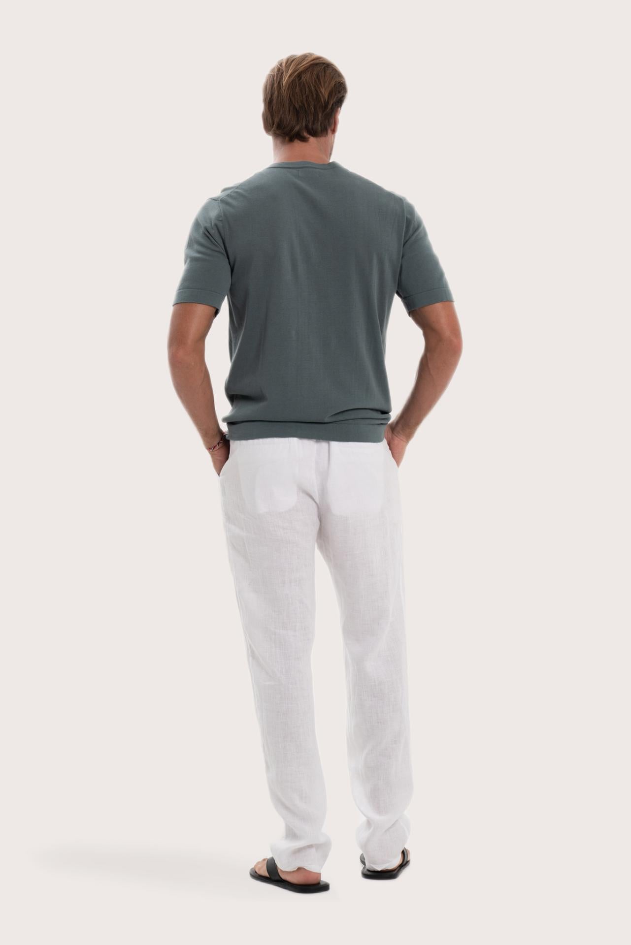 Elegant back view showcasing the clean shape and effortless fit