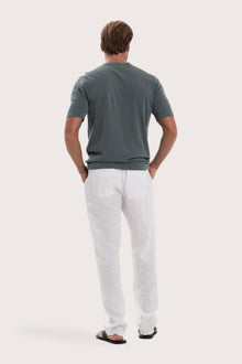 Elegant back view showcasing the clean shape and effortless fit