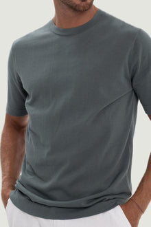 Soft premium knit texture crafted in a rich Dark Turquoise tone