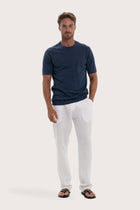 By The Sea Bali Karlo Knit Shirt in Navy with a refined and contemporary silhouette
