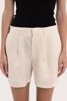 Premium linen texture and thoughtful craftsmanship in a sophisticated Creme tone