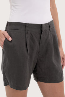 Premium linen texture and thoughtful craftsmanship in a sophisticated Dark Grey tone