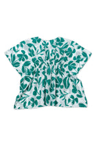 Graceful back view of the Kids Cotton Kaftan