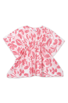 Refined cotton texture detail on the Kids Cotton Kaftan