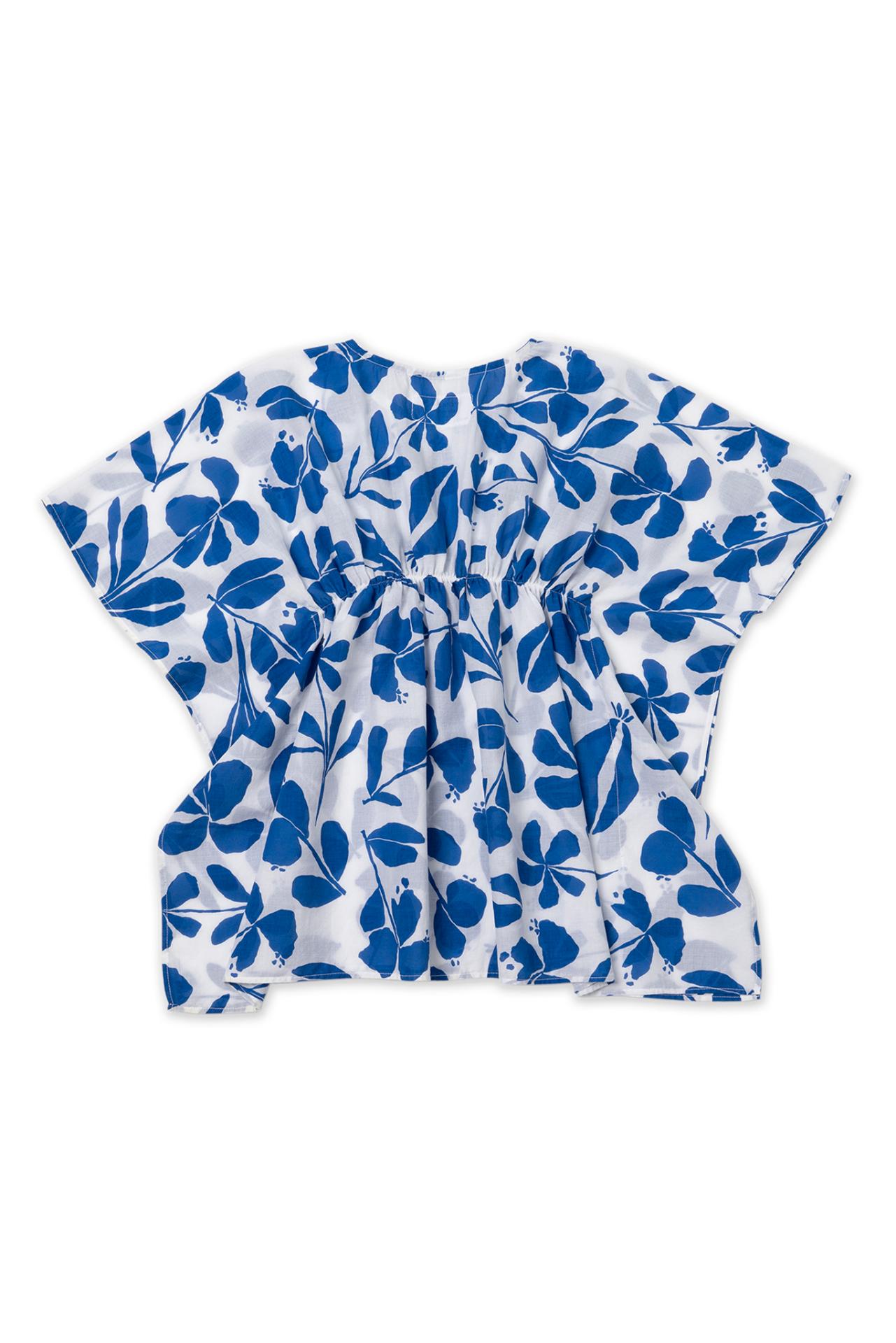 Premium cotton texture showcased on the Kids Cotton Kaftan