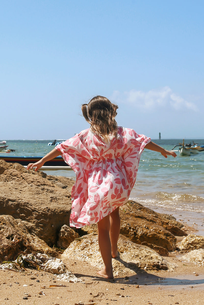 Kids Cotton Kaftan designed for effortless island elegance