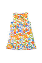 Elegant back view of the Kids Tahiti Dress in Angel's Trumpet
