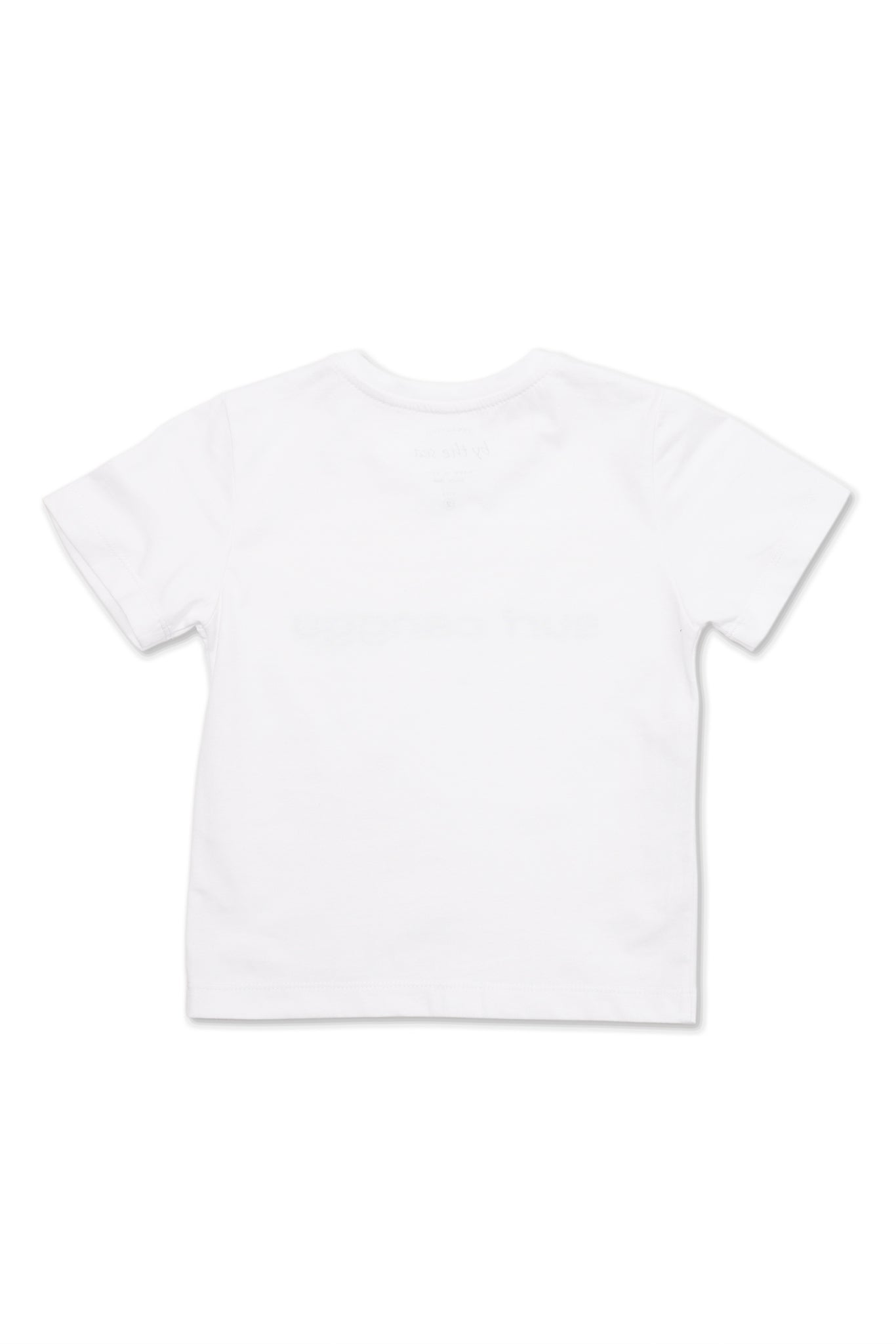 Back view of SURF CANGGU Kids T-shirt in White with clean minimalist design
