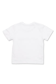 Back view of SURF CANGGU Kids T-shirt in White with clean minimalist design