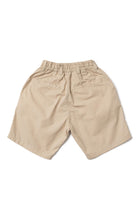 Classic back view of the Koda Boys Cotton Bermuda in Beige