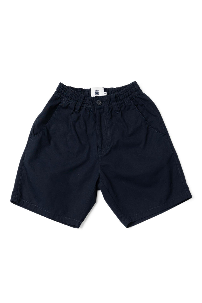 By The Sea Bali Koda Boys Cotton Bermuda in Navy with a relaxed and timeless silhouette