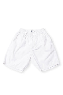By The Sea Bali Koda Boys Cotton Bermuda in White with a relaxed and timeless silhouette
