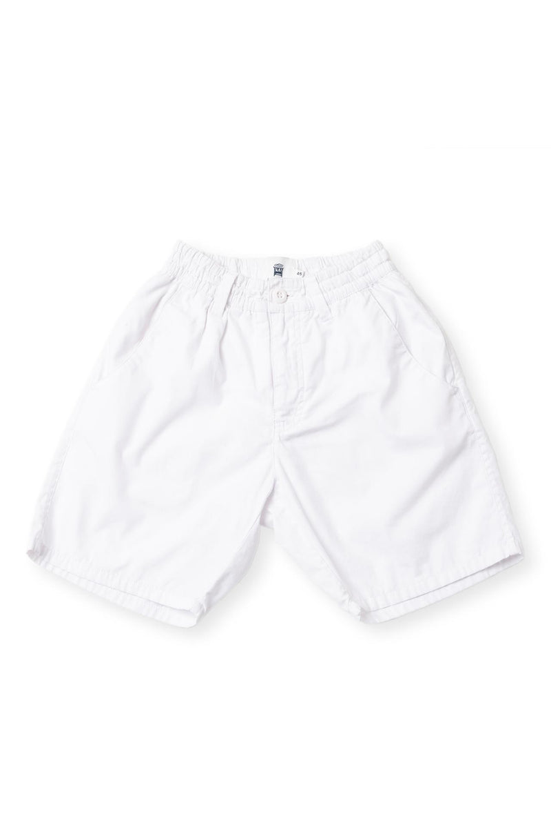 By The Sea Bali Koda Boys Cotton Bermuda in White with a relaxed and timeless silhouette