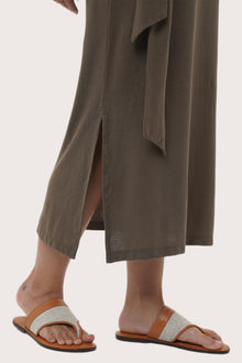 By The Sea Bali Side profile of the Kyra Dress showcasing its refined design detail